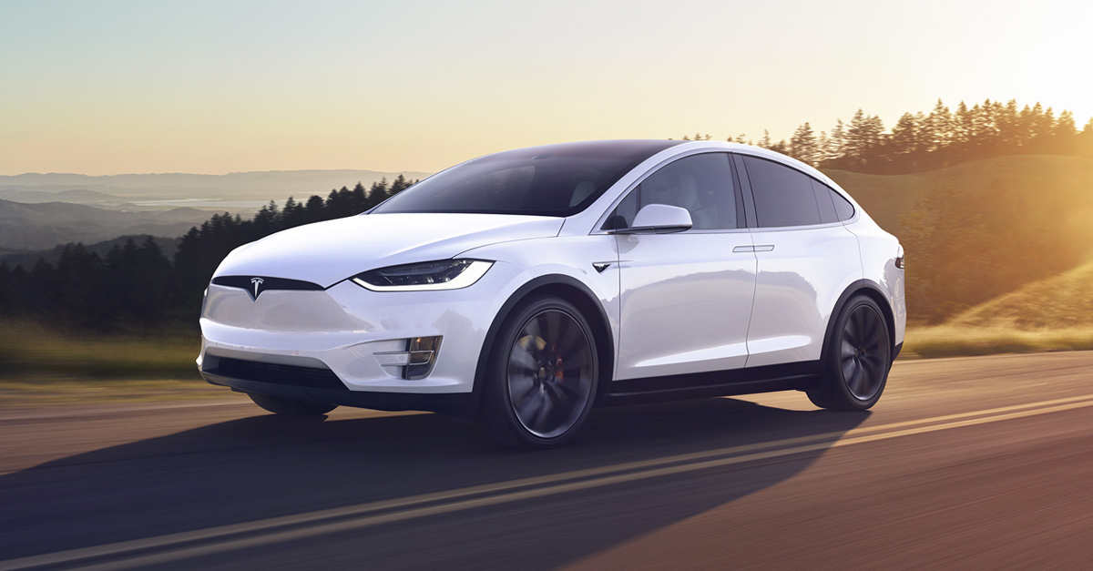 Tesla Model X blanco
